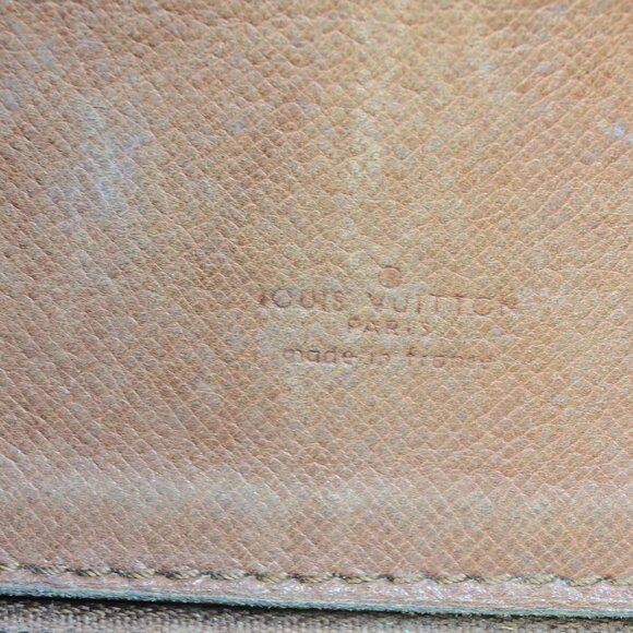 LOUIS VUITTON Saint Cloud GM Shoulder Bag Monogram Leather Brown - Picture 16 of 16